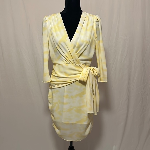 Lucy Paris Dresses & Skirts - Lucy Paris Yellow Daniela Tie Dye Dress Size small